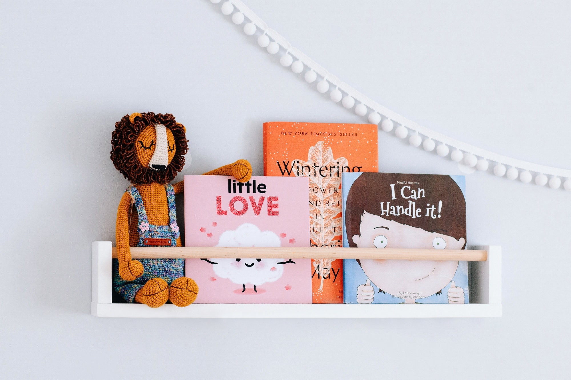 One Nursery Wall Shelf for Kids Room Floating Shelf Decor Etsy