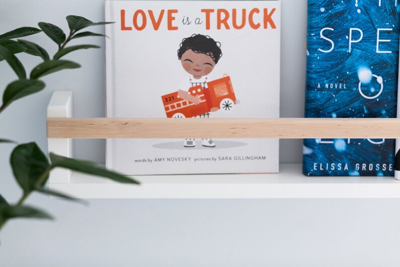 One White Nursery Wall Shelf for Kids Room Floating Shelf Etsy