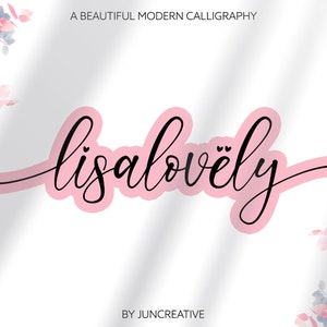 Calligraphy Font, Script Font, Wedding Font, Modern Font, Handwritten Font, Cricut Font, Cursive Font, Font For Cricut, Canva Font
