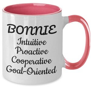 Bonnie Inspired Mug, Bonnie Holiday Mug Bonnie Character Traits Mug, Bonnie Name  Meaning Mug, Coffee Cup For Bonnie, Gift Idea For Bonnie