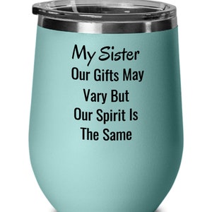 Vínculo espiritual Regalos de conexiones de hermanas, Vaso de vino de vínculo fraternal, Regalos de hermana a hermana, Regalos que hablan al corazón