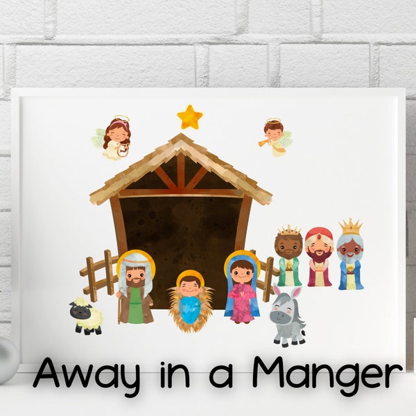 Away in a Manger - Etsy