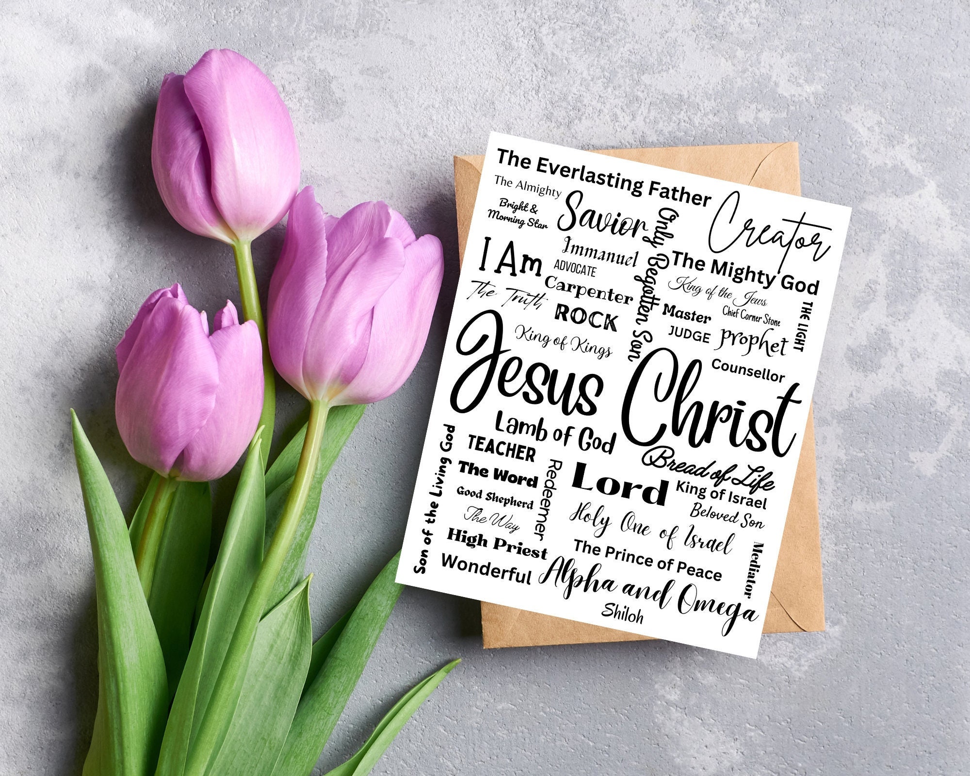 Jesus Christ King of Kings printable wall art