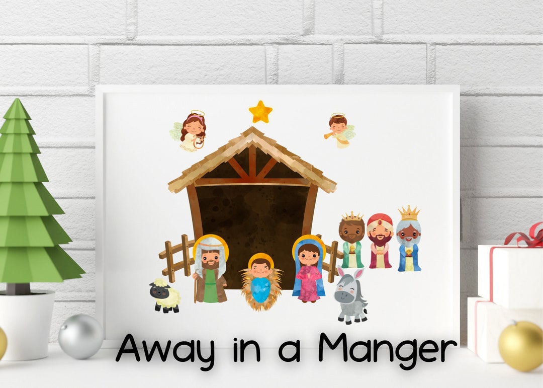 Away in A Manger, Singing Time, Singing Time Print Out, Teaching ...