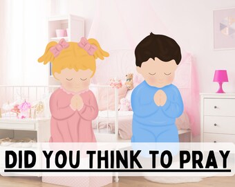 Did You Think to Pray, Singing Time, Singing Time Print Out, Teaching Primary, LDS