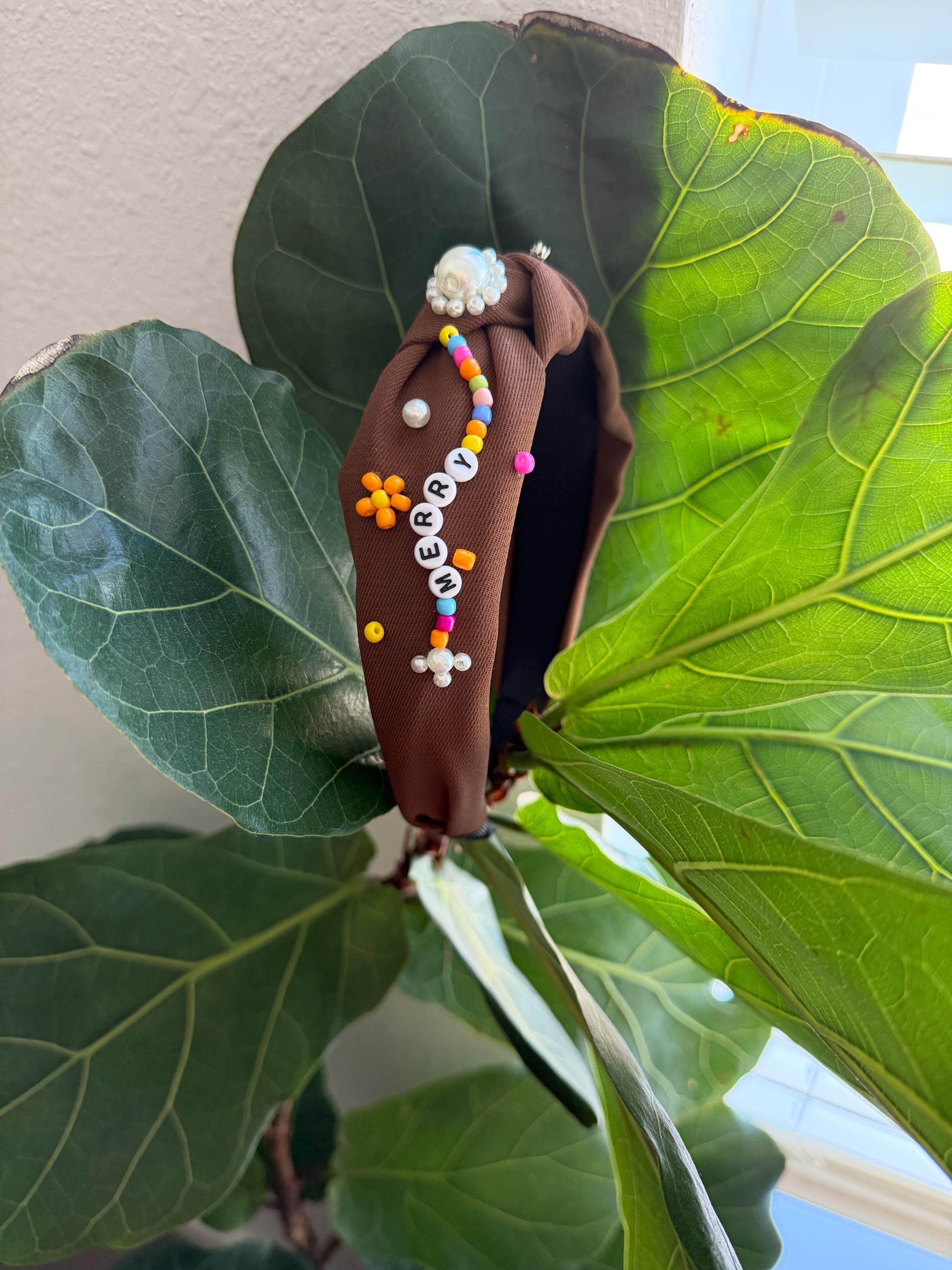 Personalized Handmade Beaded Headbands for Women – Custom Hair ...