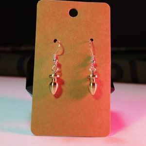 Brass Butt Plug Earrings