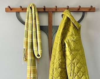 Handwoven plaid scarf: Avocado Toast