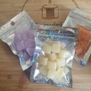 wax melts small hearts, handmade highly scented