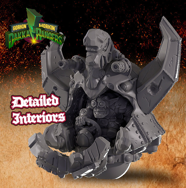 The Dakkazord| 3d Printed Chibi | Satire - Etsy UK