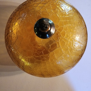 シーリングライト・天井照明 70s California Amber lamp Sphere 70s California Amber lamp Sphere｜70s Light Sphere - Etsy
