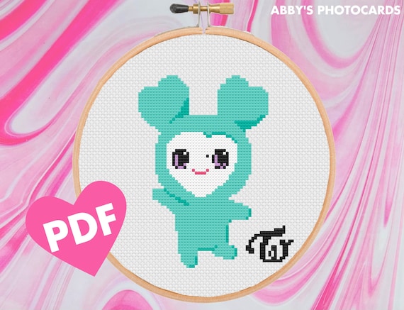 Twice Lovely Cross-stitch Chart PDF - Mively/mina - Etsy