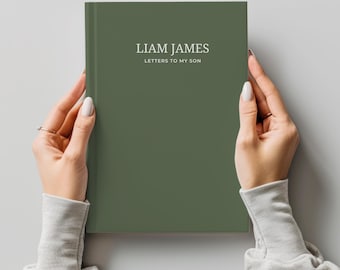 Personalized Hardcover Journal: Custom Name Gift, Letters to Daughter/Son