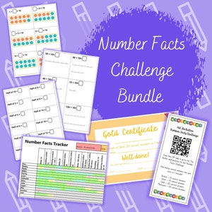 KS1 Number Facts Challenge Bundle