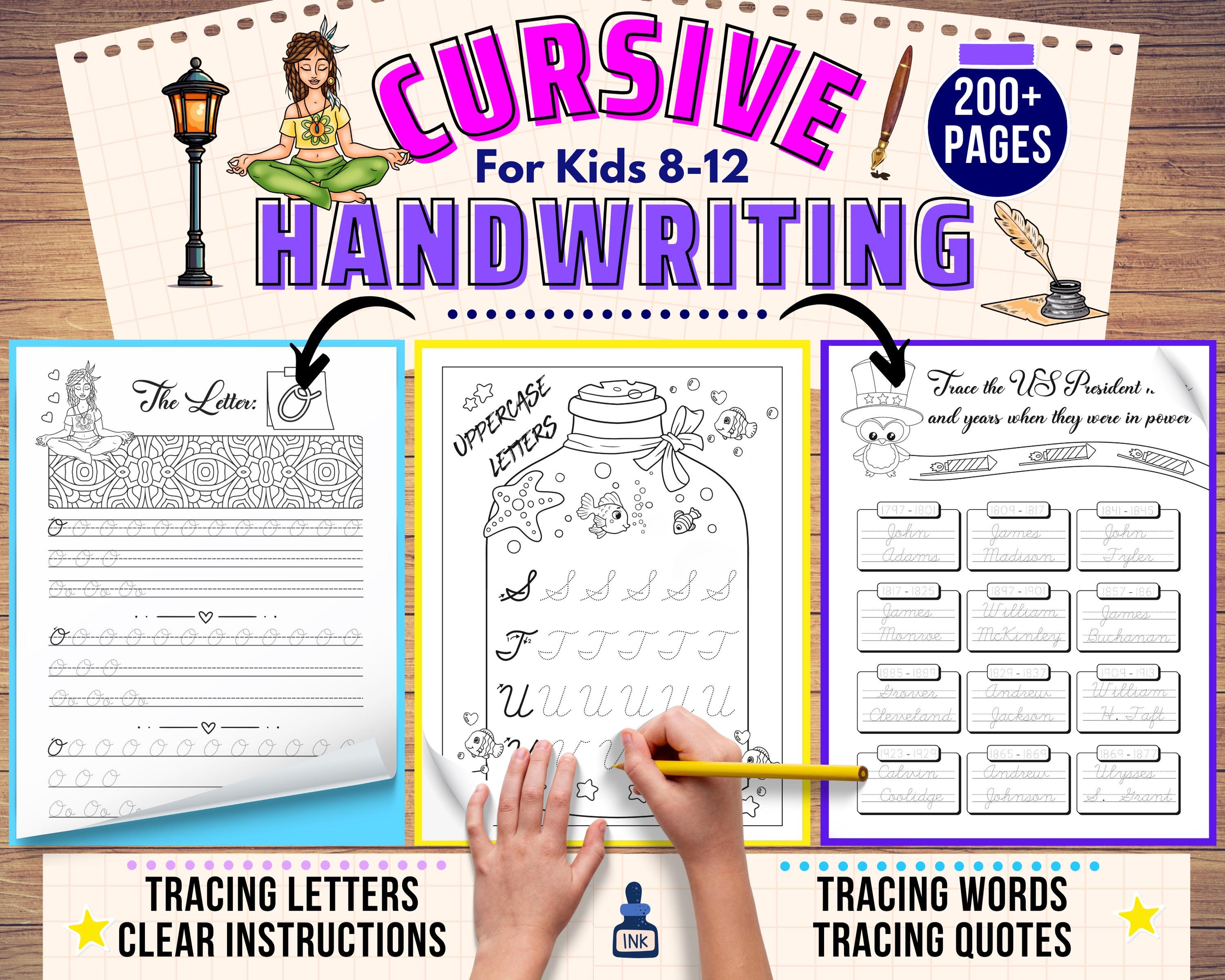 Learn to Write Cursive, Penmanship Practice, Cursive Workbook, Improve Handwriting, Cursive Writing Kids, Writing Workbook, Neat Handwriting