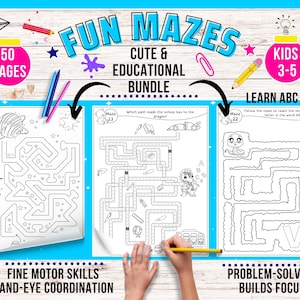 Laberintos para niños, laberintos para niños pequeños, laberintos para viajes, laberintos para autos, actividades divertidas, actividades divertidas para preescolares, actividades divertidas para viajes
