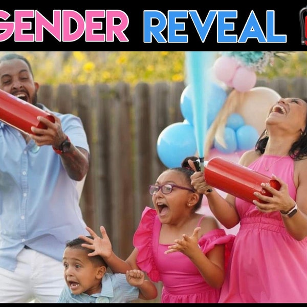 Gender Reveal Fire Extinguisher/ Color Blaster