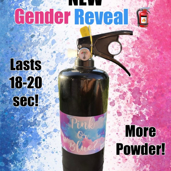Gender Reveal Extinguishers Etsy
