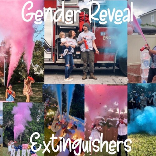 Gender Reveal Fire Extinguisher/ Color Blaster Etsy