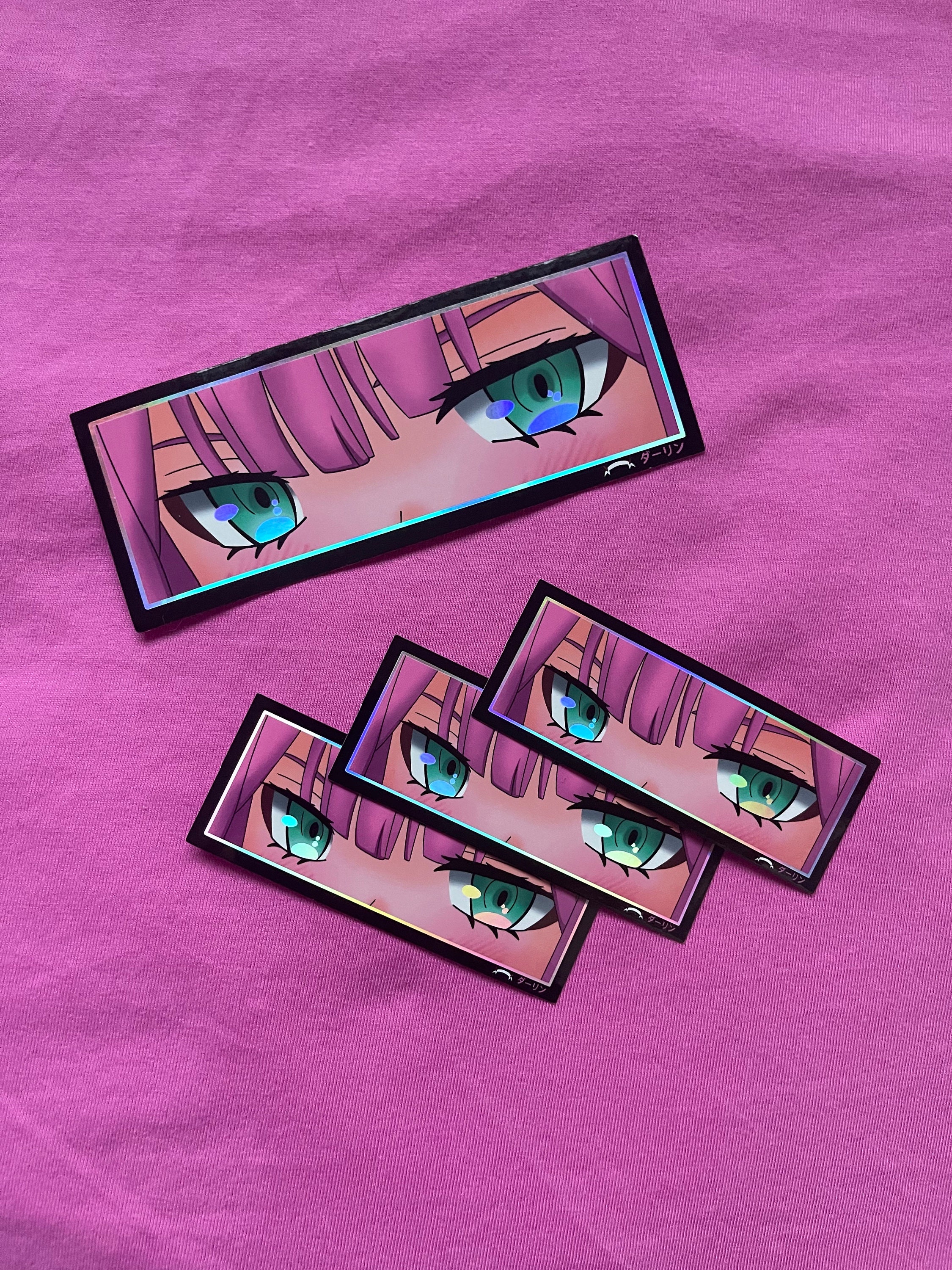 Zero Two Lollipop2 Darling in the Franxx Weatherproof Anime Sticker 6 Car  Decal