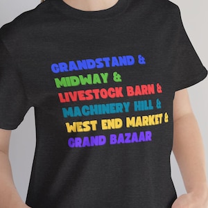 MN State Fair Neighborhoods | Minnesota State Fair | Unisex Jersey Short Sleeve Tee