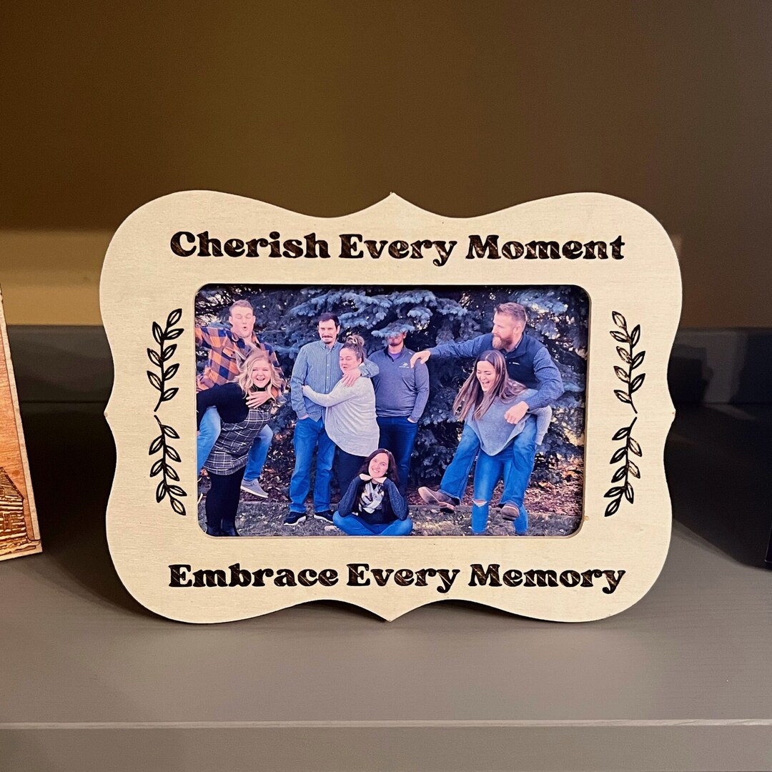 Engraved Picture Frames: Personalized Keepsakes | Custom Home Decor - Etsy