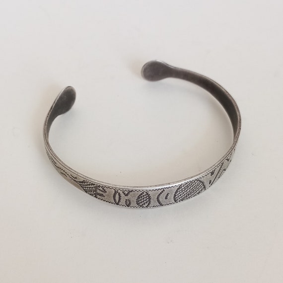 Antique berber silver bracelet from MOROCCO. Anci… - image 3