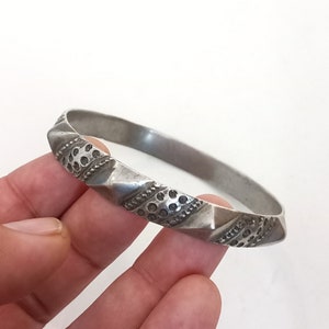 An ancient berber silver bracelet from southern MOROCCO. Antique berber jewelry
