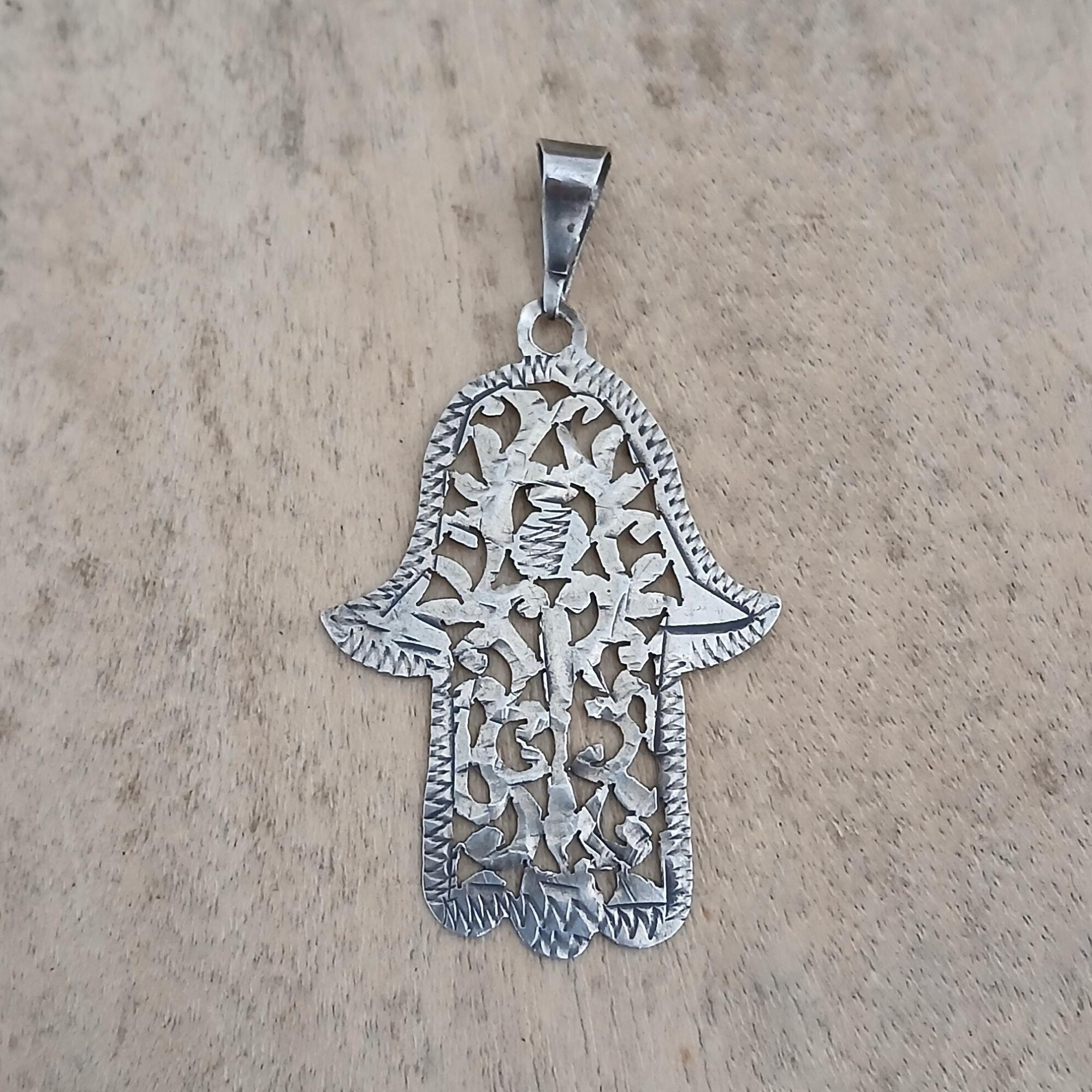 Pendentif Ancien Berbère En Argent Massif - Bijou Vintage Et Traditionnel