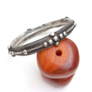 Saharian bracelet. Antique silver from southern morocco. Ancient silver jewelry