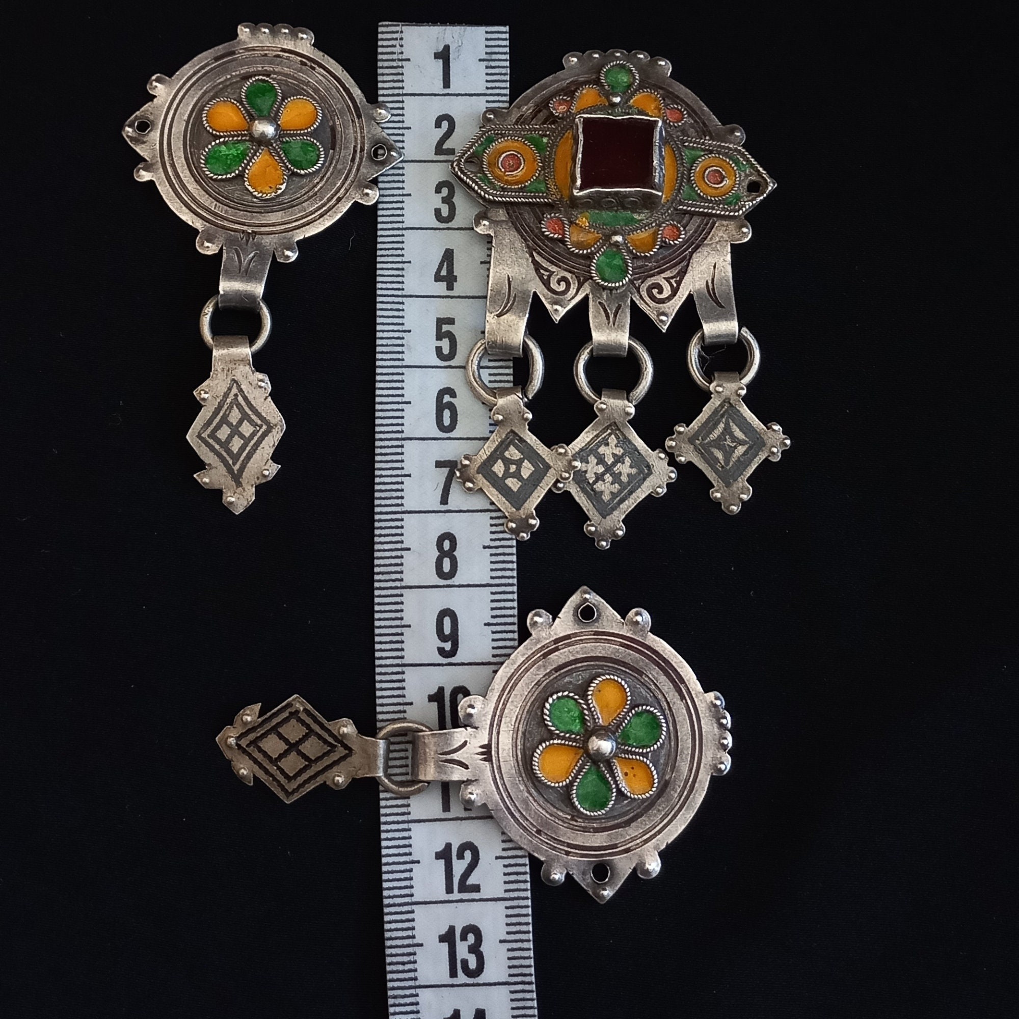 Full Set of Head Crown, Silver, Ancient Berbers From Southern MOROCCO ...