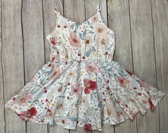 Floral spring summer dress kids