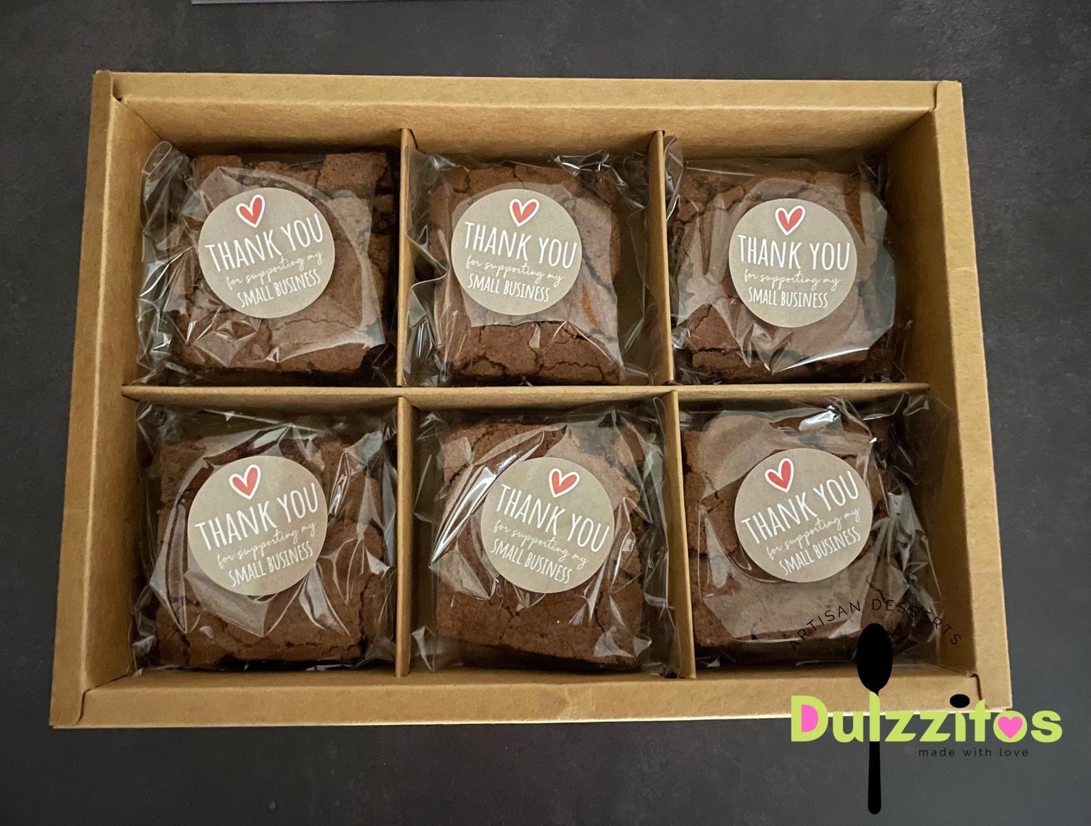 Classic Brownies, Original Brownies, Brownies Gift Box, Cocoa Brownies