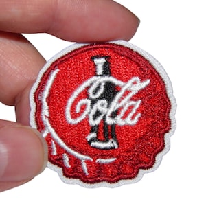Patch Capsule de soda Renfort Écusson brodé thermocollant