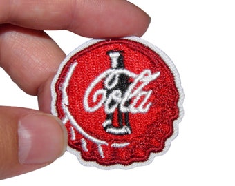 Patch Capsule de soda Renfort Écusson brodé thermocollant