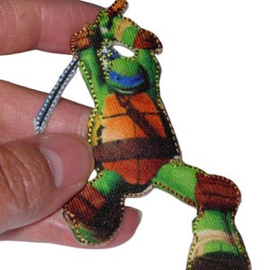Officiële TMNT Ninja Turtle Leonardo Patch Geborduurde Strijkbadge