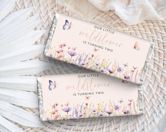 Wildblumen Geburtstagsschokolade Wrap | Wildflowers Schokoladentafel | Schokoladen-Geburtstags-Party-Wrapper | Schokoladen-Wrapper | Aldi Bar |CCL200
