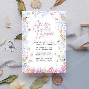 Ocean Floor birthday Invitation Editable, Printable, Template, Instant Download, under the sea, ocean, under the sea party, ocean party