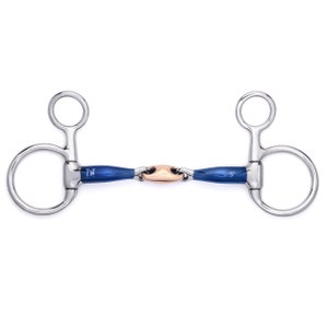 NY TACK Baucher Sweet Iron Copper Peanut Lozenge Jointed Snaffle Horse Bit