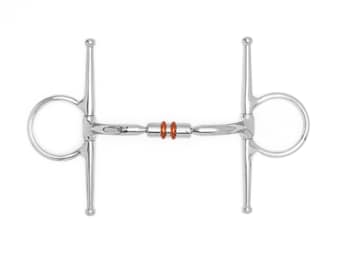 NY Tack Full Cheek Forward Copper Roller Bit