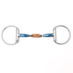 NY Tack 5&quot; Eggbutt Ring Sweet Iron Copper Link Bit