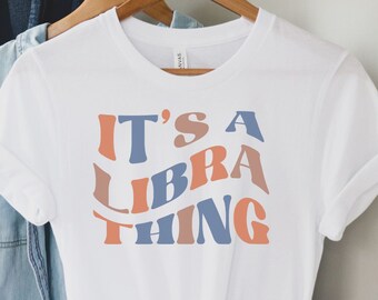 Retro Libra Zodiac Shirt, Libra Astrology Shirt for Women, Zodiac Horoscope Tshirt, Libra Gift, Libra Zodiac Tee, Horoscope Shirt