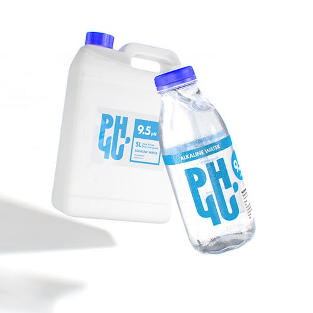 PH4U Alkaline PH 9.5 Water (5L Container & 500ml Bottle) - Etsy