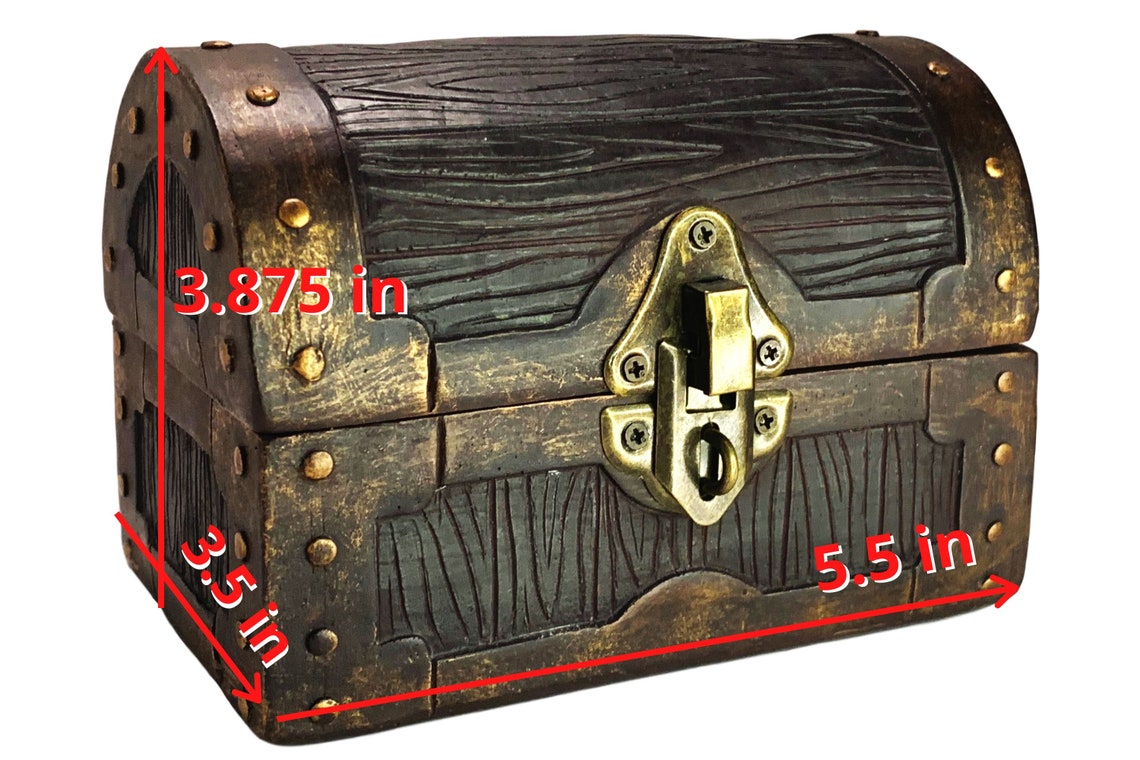 Mimic Chest Dice Storage Box DND Lockable Vault Dungeons Etsy