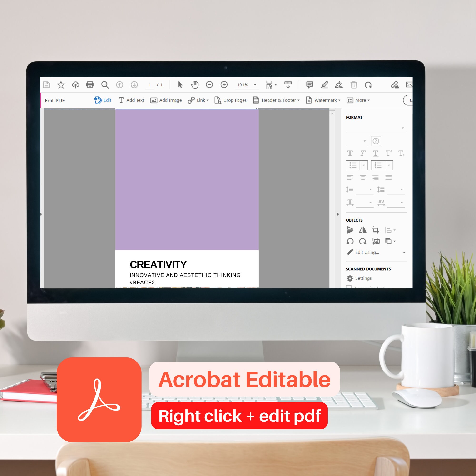 Pantoneinspired Motivational Palette Bundle Set of 8 Phrases in Blue