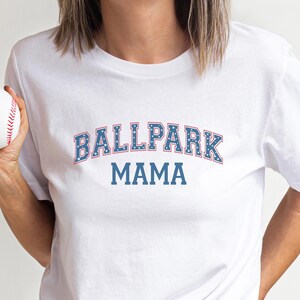 Ballpark Mama Tshirt, Baseball Mom Shirt, Softball Mom Tee, Game Day Shirt, Baseball Mom Gift, Mother’s Day Gift, Softball Mom Shirt