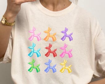 Balloon Animals Shirt, Comfort Colors Balloon Dog Tee, Balloon Dog Lover Gift, Balloon Animal Artist Gift, Balloon Animal Collage