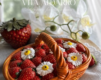 Bougie Panier de fraises