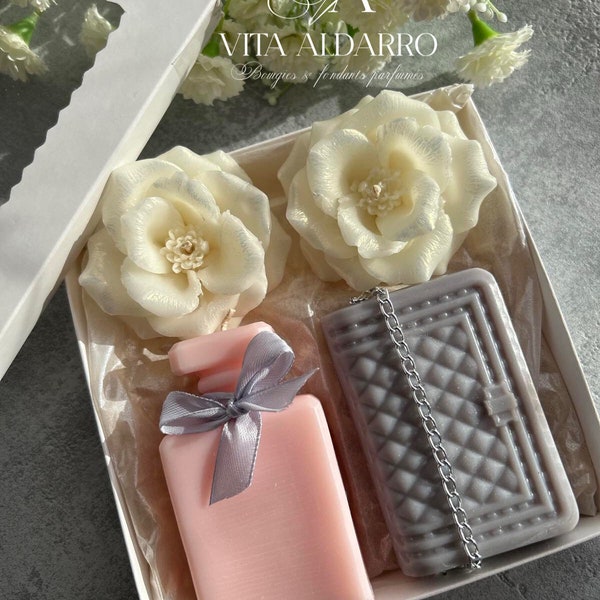 Coffret de 3 Bougies & Fondant Parfumé