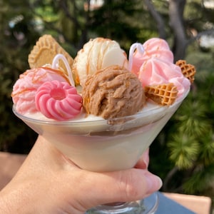 Gourmet candle Ice cream cup